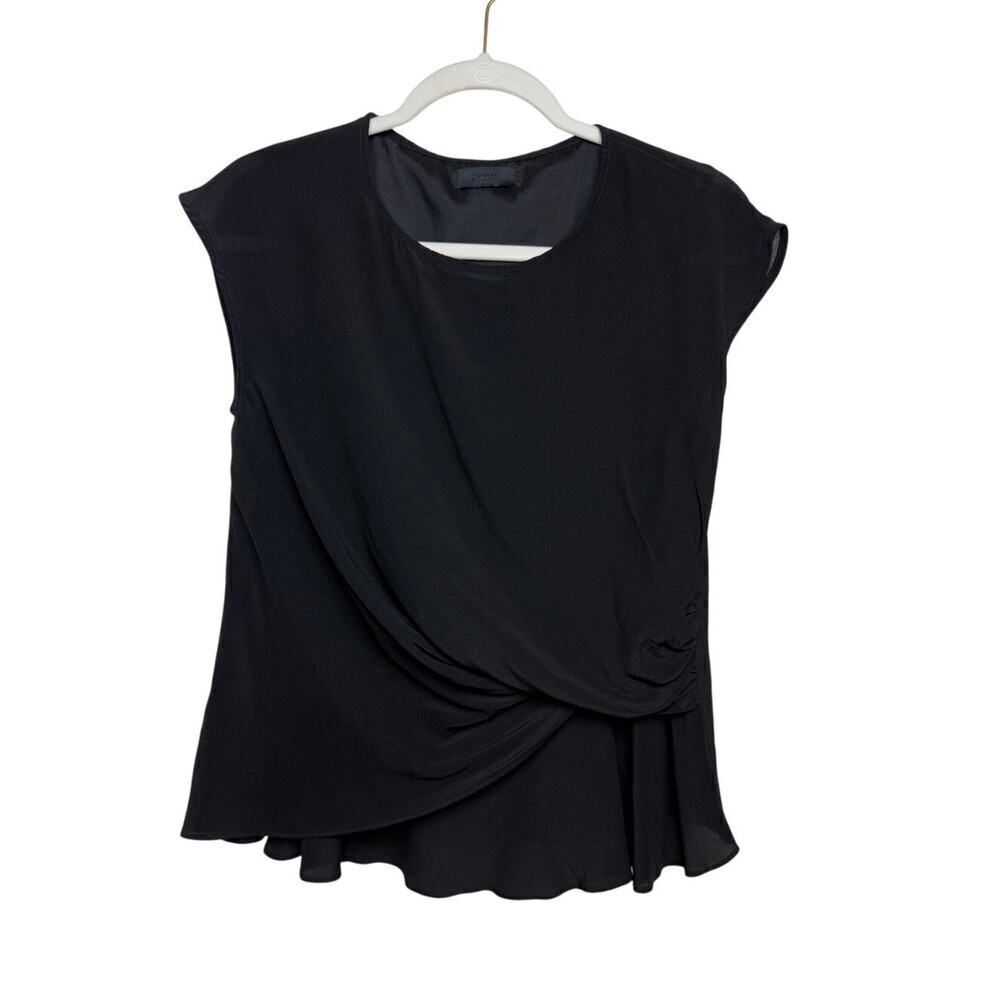 2NDDAY Black Sleeveless Silk Blouse Sz. 34 (US XS)